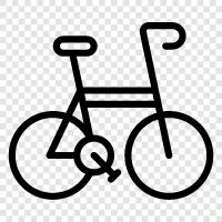 bike, wheels, bike lane, bike trails icon svg