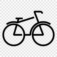 bike, ride, pedal, transportation icon svg