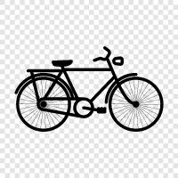 Fahrradhelm, Fahrradständer, Fahrradladen, Fahrradtour symbol