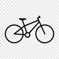 Fahrradfahrbahn, Fahrraddiebstahl, Fahrradhelm, Fahrradständer symbol