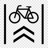 Bike Path, Bike Lane Safety, Bike Racks, Bike Path Safety icon svg