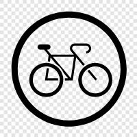 bike rack, bike path, bike helmet, bike rental icon svg