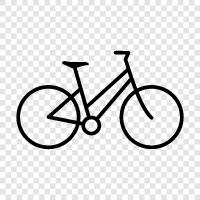 Fahrradladen, Fahrradteile, Fahrradreparatur, Fahrradverleih symbol