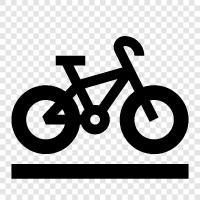 bike, cycle, biking, cycling routes icon svg