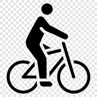 bike, cycling, bike helmet, bike lane icon svg