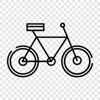 bike, riding, commuting, transportation icon svg