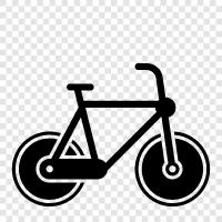 Fahrrad, Pedal, Fahrt, Transport symbol