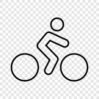 Bike, Cycling, Cruiser, Road icon svg