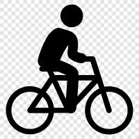 Fahrrad, Pedal, Fahrradweg, Fahrradspur symbol