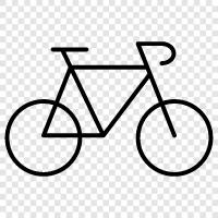 bike, ride, pedal, transportation icon svg