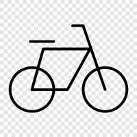 bike, transportation, pedal, gears icon svg