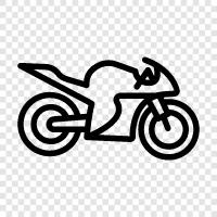 Radfahren, Reiten, Motorräder, Motorrad symbol