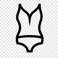 bikini, swimwear, wet suit, cover up icon svg