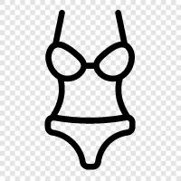 Bikini, Swimming, Beach, Pool icon svg