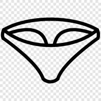 bikini, swimsuit, underwear, thong icon svg