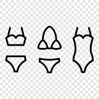 bikinis, swimwear, one piece bathing suits, bathing suits icon svg