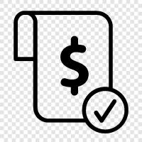 billing, invoice, statement, account icon svg