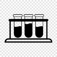 Biology, Science, Chemistry, Tubes icon svg