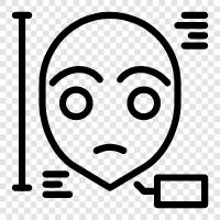 biometric recognition, facial recognition software, face recognition, face recognition technology icon svg