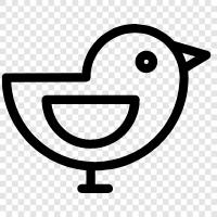 bird, small, brown, fly icon svg