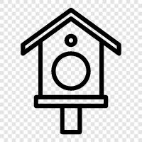 Birdhouse, Bird House Plans, Bird House Nasıl Yapılır, Build ikon svg