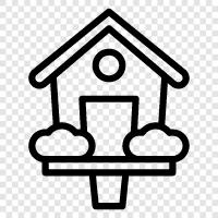 birdhouses, bird feeder, bird house plans, bird feeder plans icon svg