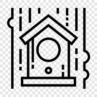 birdhouses, wooden birdhouses, diy birdhouse, build your own icon svg