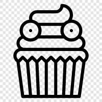 birthday cake, cake, frosting, decorations icon svg