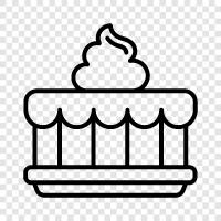 birthday cake, cake decoration, cake recipe, cakeSupplies icon svg