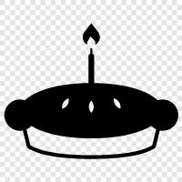 birthday cake, birthday cake recipe, Birthday pie icon svg