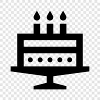 Реципиент кекса, идеи кекса, кинофильмы кекса, пирожные пироги в день рождения Значок svg