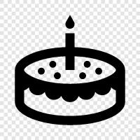 Реципиенты на день рождения, идеи на день рождения, украшения кекса на день рождения, день рождения Значок svg