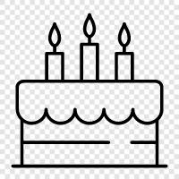 Birthday Cake Recipes, Birthday Cakes, Birthday Cake Ideas, Birthday Cake Dec icon svg