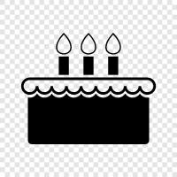 Birthday Cakes, Birthday Cake Recipe, Birthday Cake Ideas, Birthday Cake icon svg