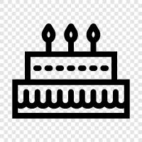 Birthday Cakes, Birthday Cake Recipe, Birthday Cake Ideas, Birthday Cake icon svg