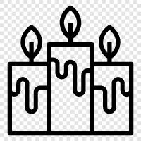 birthday candles, soy candles, natural candles, candles icon svg