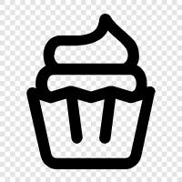 birthday, cake, bakery, dessert icon svg