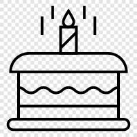 Geburtstag, Geburtstagstorte, Kuchendekoration, Kuchendekoration Ideen symbol