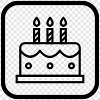 birthday, cake decoration, cake maker, cake recipes icon svg