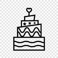 birthday, birthday cake, cake decoration, cake frosting icon svg