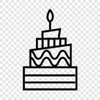 birthday, cake decoration, birthday cake, birthday cake decoration icon svg