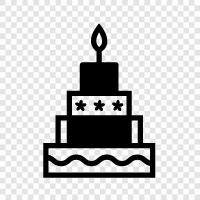 birthday, birthday cake, birthday party, birthday cake recipe icon svg