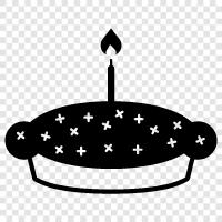 birthday, cake, sweets, Birthday Cake icon svg