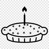 Birthday, Cake, Sweet, Sugar icon svg