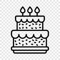 Birthday, Cake, Birthday Wishes, Happy Birthday icon svg