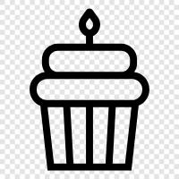 birthday, cake, dessert, birthday cake icon svg