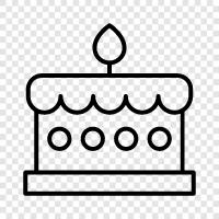 birthday, dessert, wedding, celebration icon svg