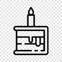 birthday, dessert, sugar, flour icon svg