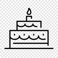 birthday, birthday cake, birthday cake decorations, birthday cake ideas icon svg