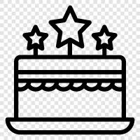 birthday, dessert, birthday cake, birthday parties icon svg